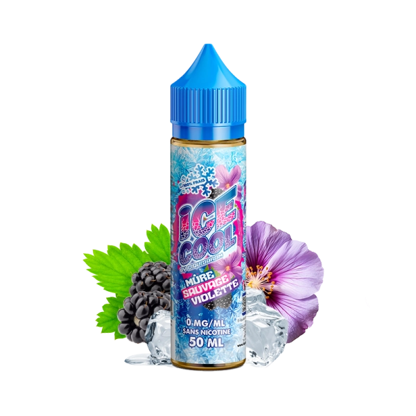 Mûre Sauvage Violette 0mg 50ml - Ice Cool by Liquidarom