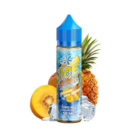Ananas Kiwi Jaune 0mg 50ml - Ice Cool by Liquidarom
