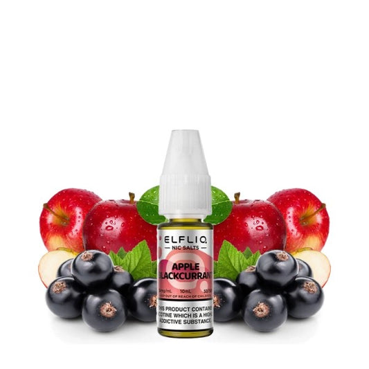 Apple Blackcurrant Nic Salt 10ml - Elfliq by Elfbar