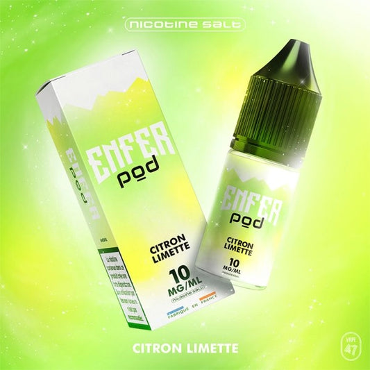 Citron Limette Nic Salt 10ml - ENFER POD by ENFER
