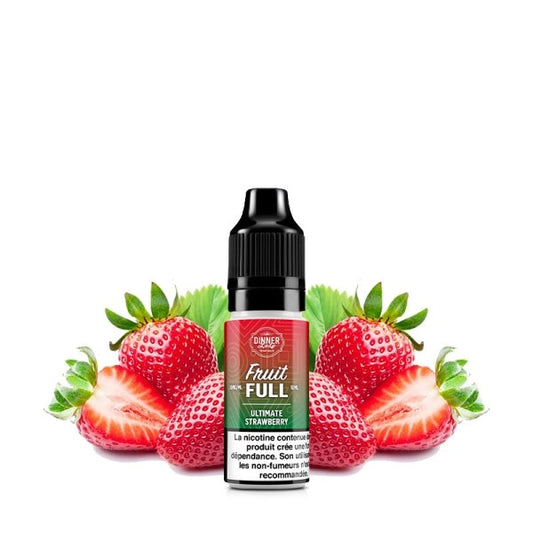 Ultimate Strawberry Nic Salts 10ml - Fruit Full by Dinner Lady